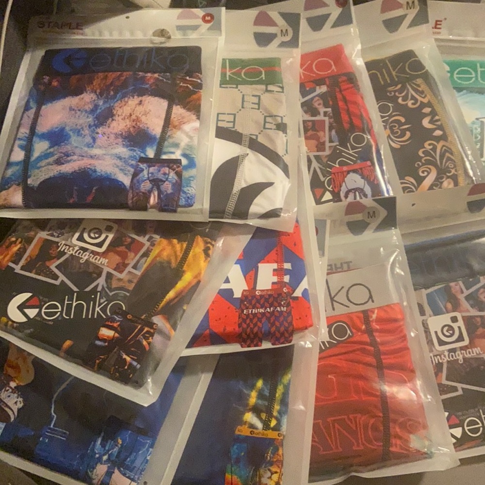 10 Pairs Ethika Staples